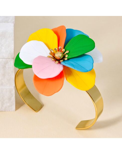 Bracelet Rainbow Flor multicolore