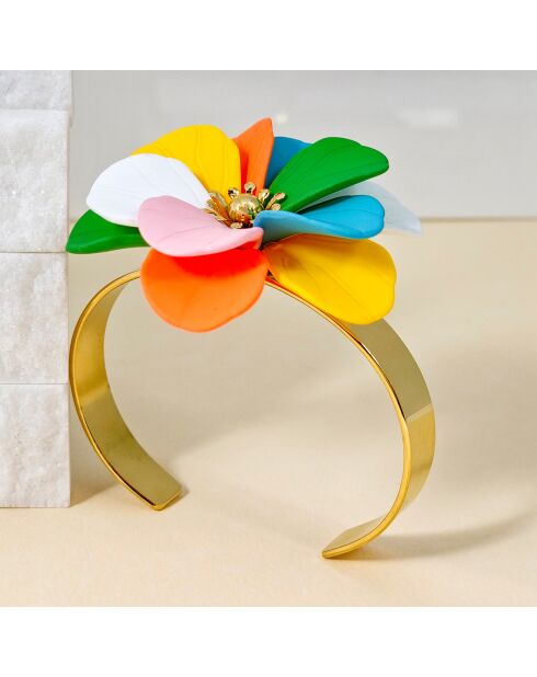 Bracelet Rainbow Flor multicolore