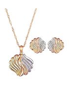 Parure Eliso argenté/doré/rosé