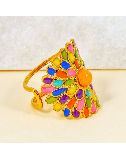 Bague Indian Roses multicolore