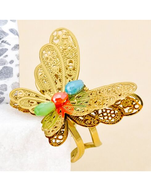 Bague Mariposa multicolore