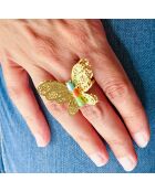 Bague Mariposa multicolore
