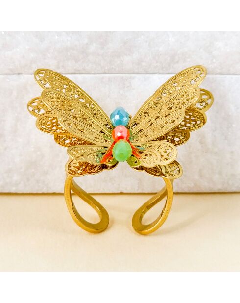 Bague Mariposa multicolore