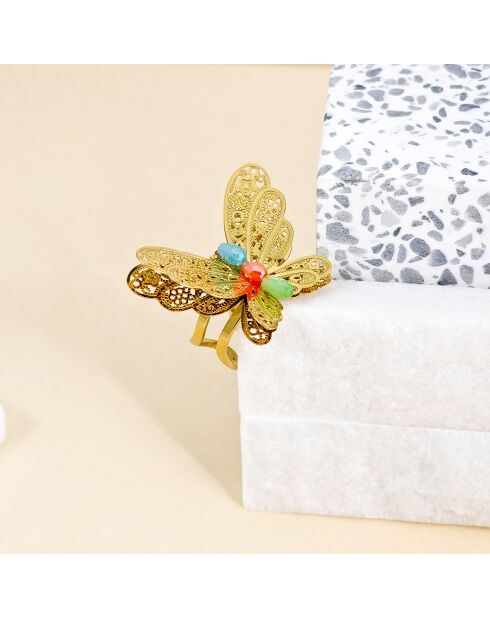 Bague Mariposa multicolore