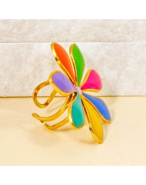 Bague Flower Of Love multicolore