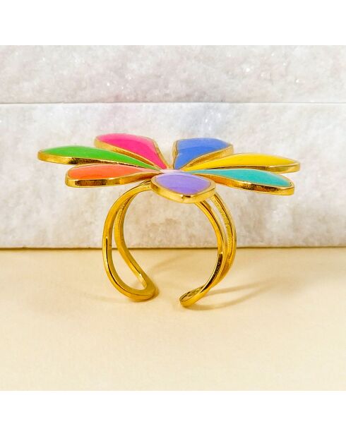 Bague Flower Of Love multicolore