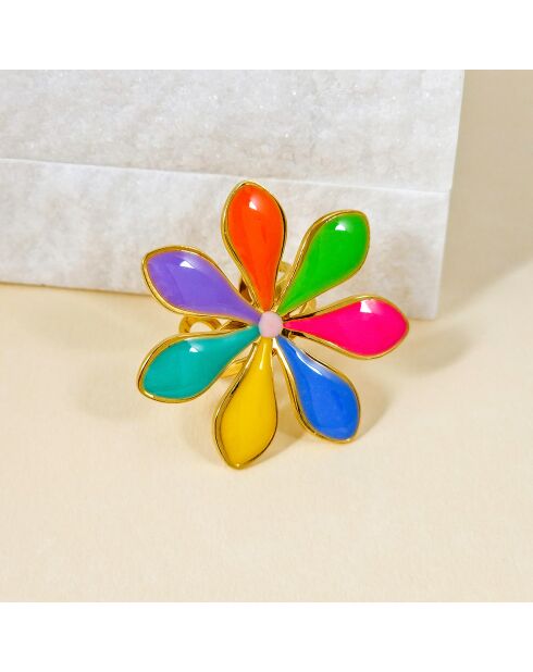 Bague Flower Of Love multicolore