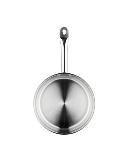 Zilveren inductiepan - D.24 cm