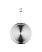 Poêle induction argentée - D.28 cm