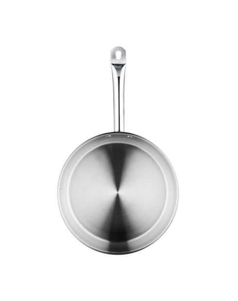 Poêle induction argentée - D.28 cm