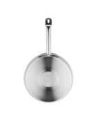 Poêle induction argentée - D.28 cm