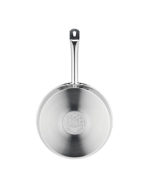 Poêle induction argentée - D.28 cm