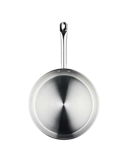 Poêle induction argentée - D.32 cm