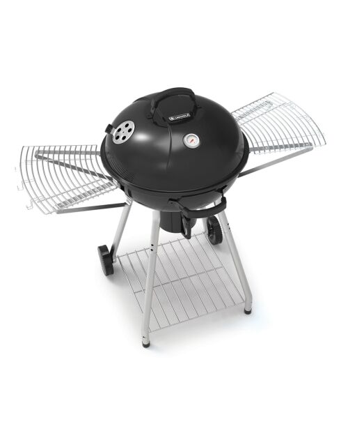 Zwarte houtskoolbarbecue - 122x67x110 cm