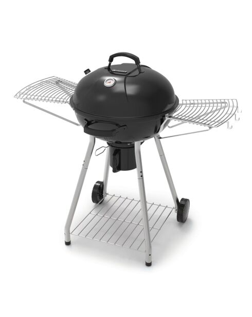 Zwarte houtskoolbarbecue - 122x67x110 cm