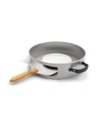 Four à Pizza Adapté pour Barbecue au Charbon argenté - D.57 cm