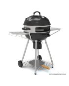 Four à Pizza Adapté pour Barbecue au Charbon argenté - D.57 cm