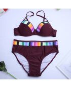 Maillot de bain 2 Pièces Aria rouge