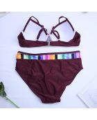 Maillot de bain 2 Pièces Aria rouge