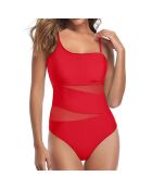 Maillot de bain 1 Pièce Anne rouge