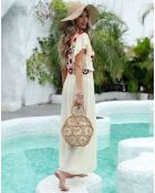 Robe de plage Eve beige