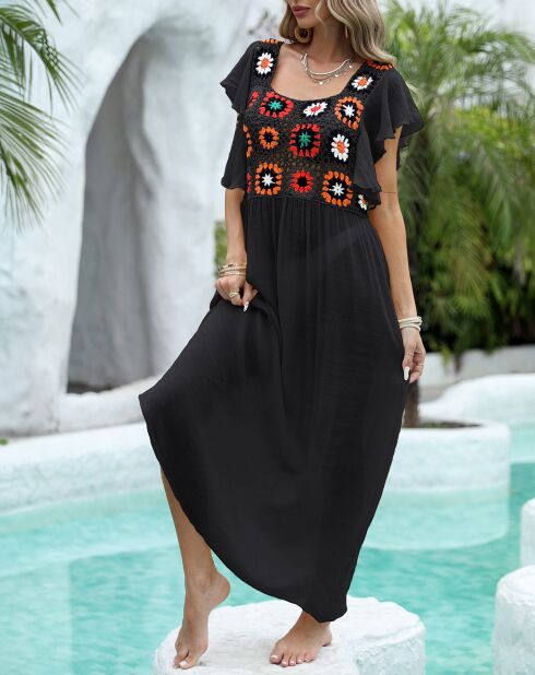 Robe de plage Eve noire