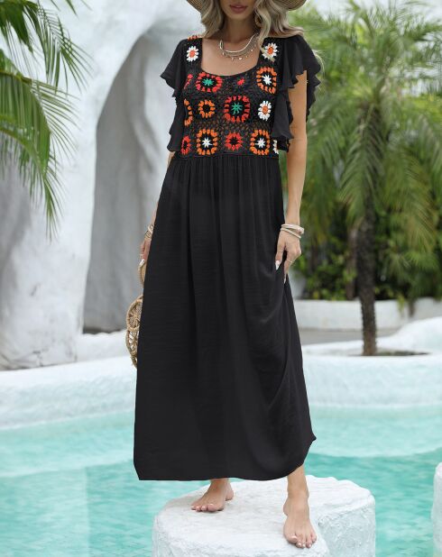Robe de plage Eve noire