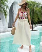 Robe de plage Elia beige