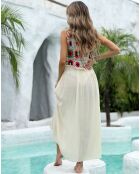 Robe de plage Elia beige