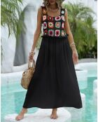 Robe de plage Elia noire