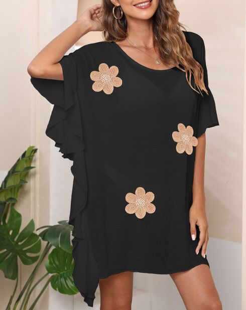 Robe de plage Elie noire