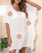Robe de plage Elie blanche