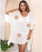 Robe de plage Elie blanche