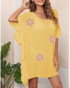 Robe de plage Elie jaune