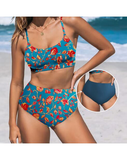Maillot de bain 2 Pièces Maé bleu