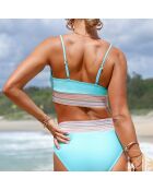 Maillot de bain 2 Pièces Mélissa bleu