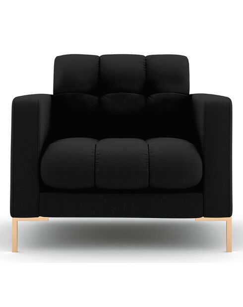 Fauteuil Bali noir  -  87x96x75 cm