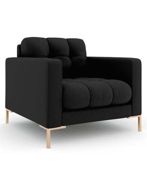 Fauteuil Bali noir  -  87x96x75 cm