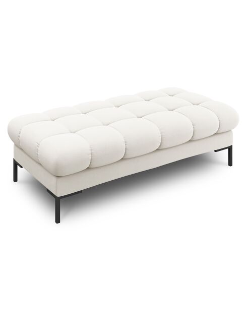 Banc Bali 2 Places beige clair  -  62x133x41 cm