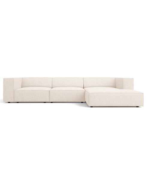 Canapé D'Angle Droit Arendal 4 Places beige clair  -  284x166x70 cm