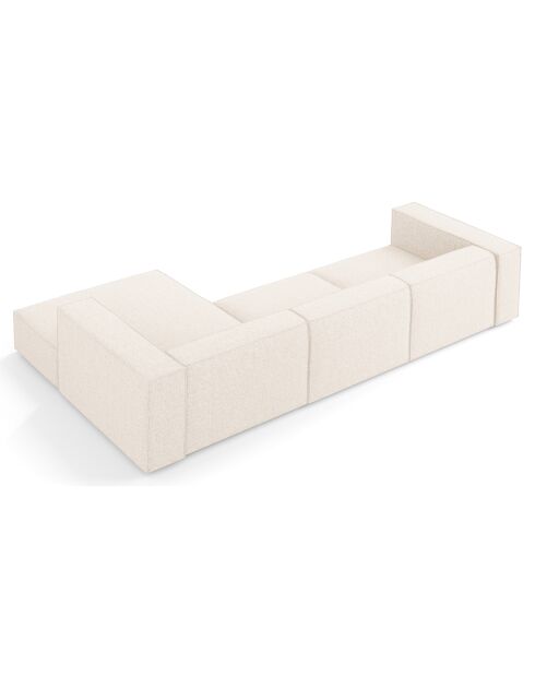 Canapé D'Angle Droit Arendal 4 Places beige clair  -  284x166x70 cm