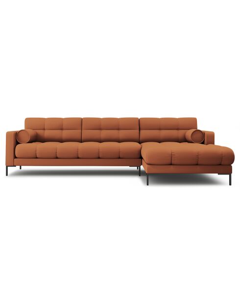 Canapé D'Angle Droit Bali 5 Places brique  -  293x185x75 cm