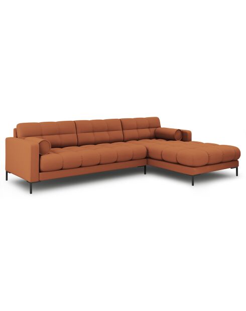 Canapé D'Angle Droit Bali 5 Places brique  -  293x185x75 cm