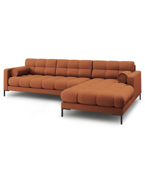Canapé D'Angle Droit Bali 5 Places brique  -  293x185x75 cm
