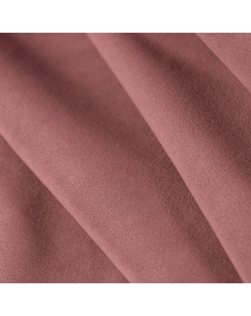 Canapé D'Angle Droit Velours Sky 3 Places saumon  -  244x162x75 cm