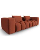 Canapé Modulaire Lorella 3 Places corail  -  230x85x70 cm