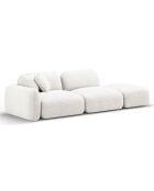Canapé Modulable Droit Lucien 3 Places ivoire  -  295x90x70 cm