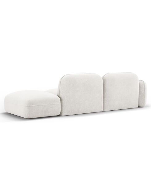 Canapé Modulable Droit Lucien 3 Places ivoire  -  295x90x70 cm