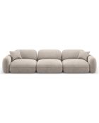 Canapé Modulaire Lucien 4 Places beige foncé  -  320x90x70 cm