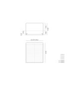 Lit avec coffre de rangement Polly bleu marine  -  220x190x120 cm
